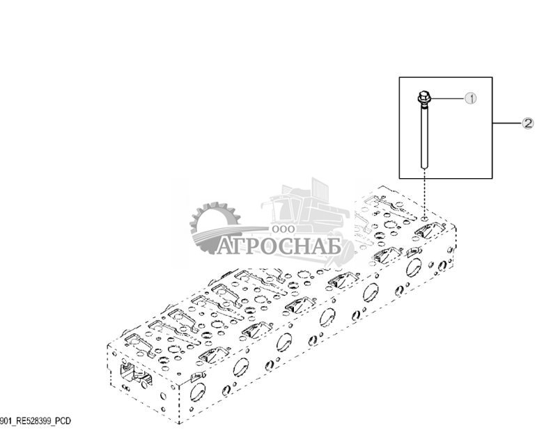 9901 Комплект для обслуживания, болты головки блока цилиндров - ST130127 94.jpg